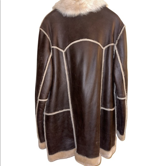 Authentic Shearling Mens Coat XL - Picture 2 of 16